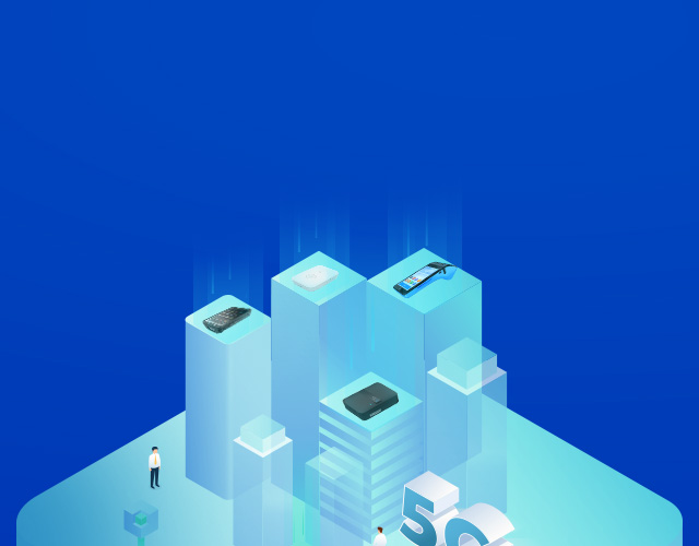 Illustration representing 5G and automotive modules